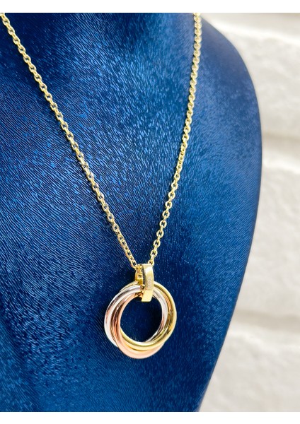 Gold Renk Olimpiyat Modeli Kadın Gümüş Kolye fırsatları