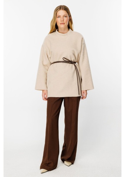 Premium Pileli Palazzo Kahve Pantolon fiyatları