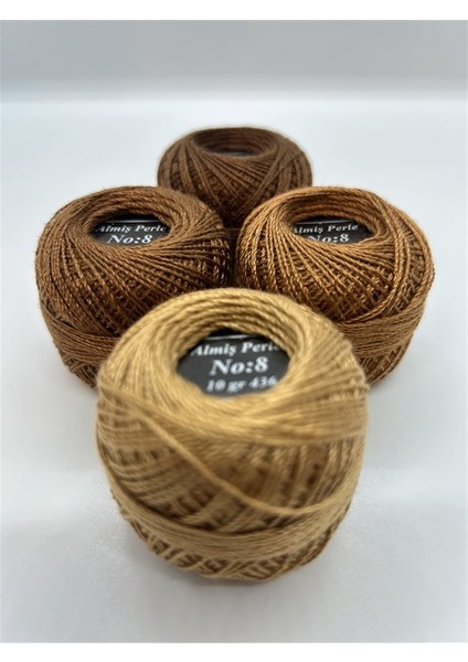 Almiş Perle Etamin- kanaviçe 4'lü Iplik Seti (10 Gr- No: 8) 898- 433- 434- 436 fırsatları