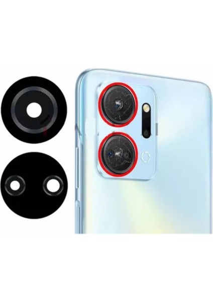 Huawei Honor X7A Uyumlu Kamera Camı Kamera Lensiı Sade
