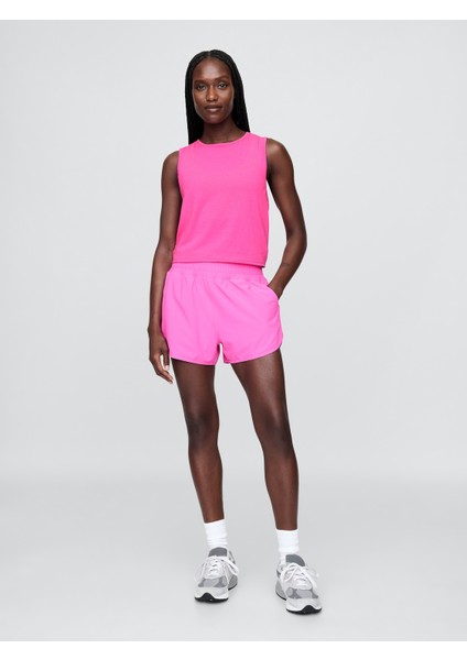 Kadın Pembe Gapfit Breathe Crop T-Shirt fırsatları