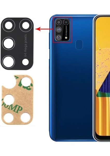 Samsung M31 Uyumlu Kamera Camı Kamera Lensi