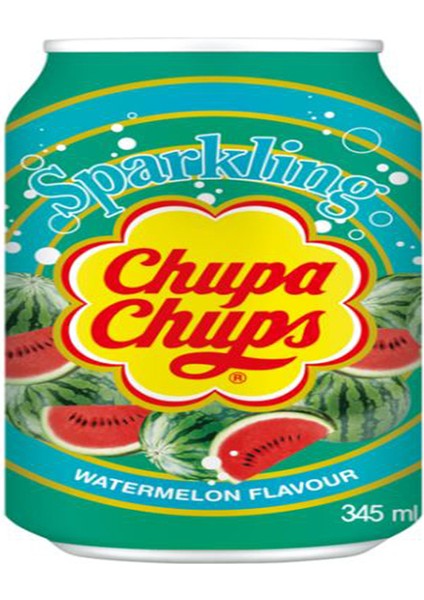 Chupa Chups Sparkling Watermelon Flavour 345 ml x 24'lü