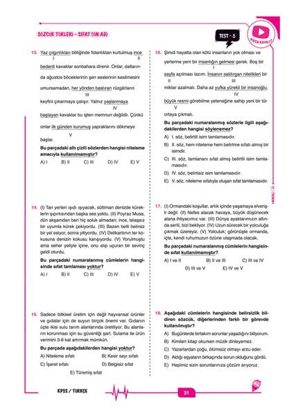 2026 Kpss Türkçe Tamamı Çözümlü Soru Bankası modelleri