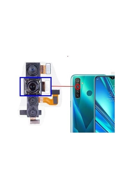 Oppo Realme 5 Pro Arka Kamera Full Set