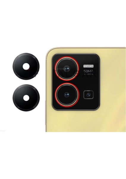 Vivo Y35 Uyumlu Kamera Camı Kamera Lensi