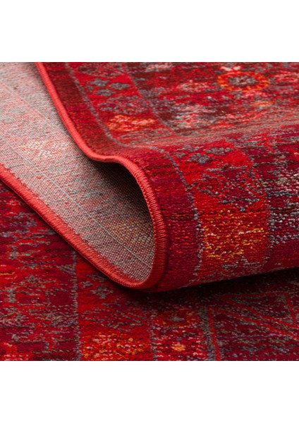Pietra 21 Red Kırmızı Otantik Desenli Halı fırsatları