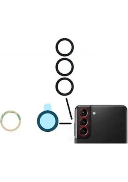 Samsung S21 Uyumlu Kamera Camı Kamera Lensi Sade