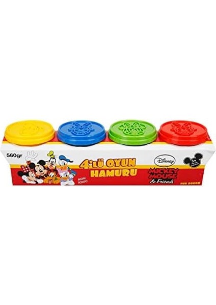 Fun Dough Mickey Mouse 4'lü Oyun Hamuru