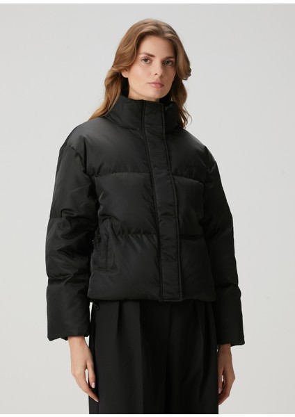 Dorian Siyah Puffer Mont