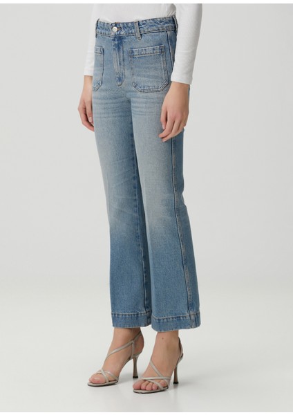 Kick Alina Açık Mavi Cropped Jean Pantolon fiyatları