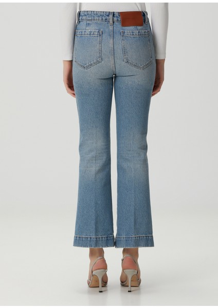 Kick Alina Açık Mavi Cropped Jean Pantolon fırsatları