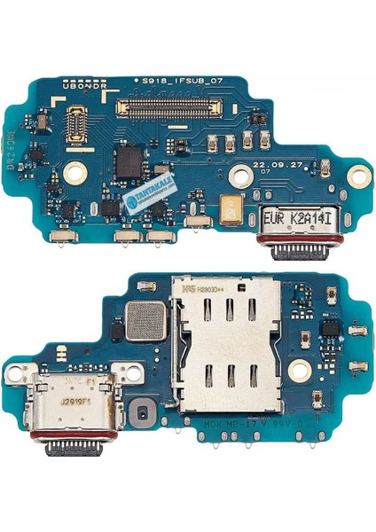 Samsung S23 Ultra Uyumlu Şarj Bordu Alt Bord Test Edilmiş