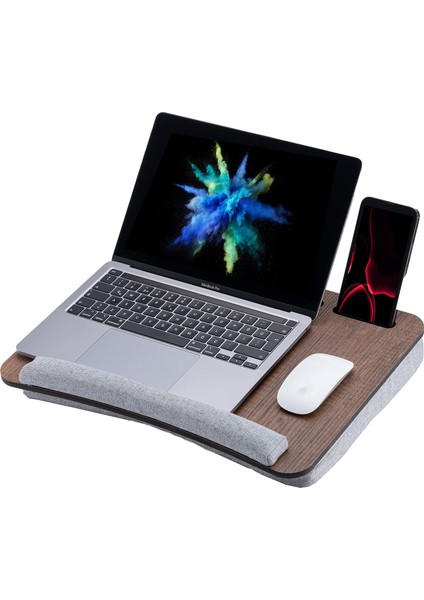 Wood - LS011 Minderli 13" ve 15.6" Laptop Sehpası