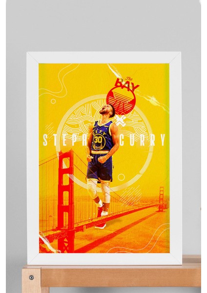 Stephen Curry Çerçeveli Tablo - Basketbol Nba Posteri Tablo