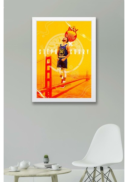 Stephen Curry Çerçeveli Tablo - Basketbol Nba Posteri Tablo fiyatları