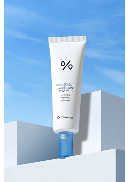 Hyal Reyouth Moist Sun SPF50 Pa (Korendy) Nemlendirici Su Bazlı Kimyasal Filtreli Güneş Kremi 50 ml