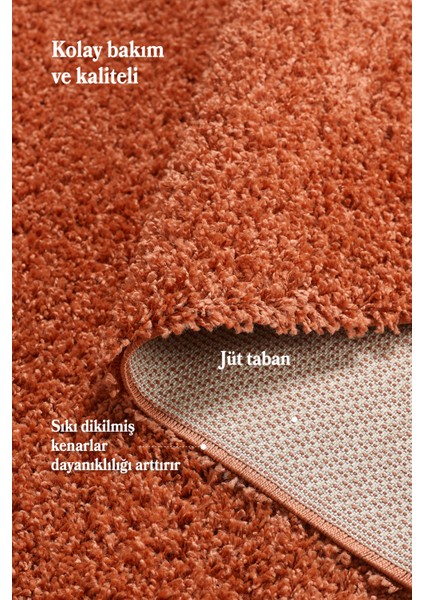 Modern Desensiz Kiremit Rengi Salon Halısı Oturma Odası Halısı Çocuk Halısı Yolluk Yumuşak Halı indirimleri