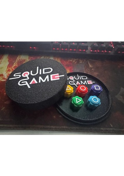 Flexıs We Make It Possıble For You Squıd Game Gongi Oyunu 5taş Renkli Yuvarlak Kutu