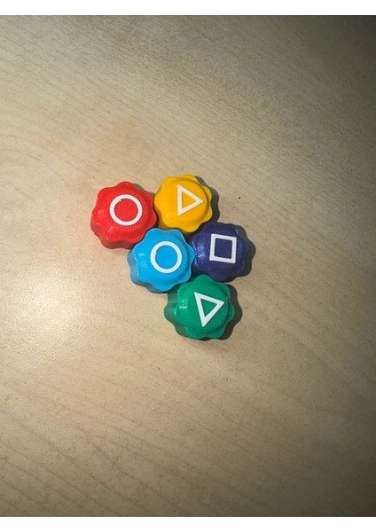 Flexıs We Make It Possıble For You Squıd Game Gongi Oyunu 5taş Renkli Yuvarlak Kutu