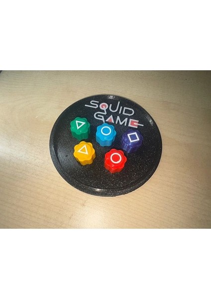 Flexıs We Make It Possıble For You Squıd Game Gongi Oyunu 5taş Renkli Yuvarlak Kutu