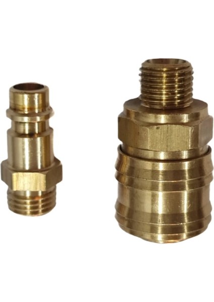 Kompresör Stoper Hava Jakı Hortum Gövde 1/4 Erkek ve Dişi Paket modelleri