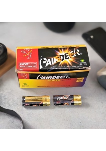 Süper Alkalin Aaaa Tablet Pili (4A) 2 Adet Pil
