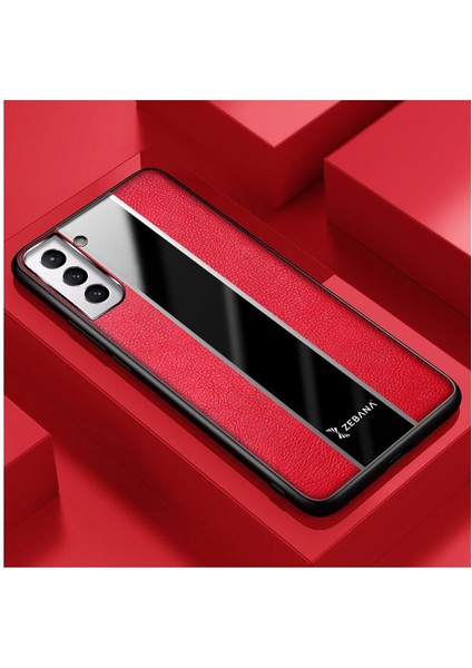 Samsung Galaxy S25 Uyumlu Kılıf Zebana Premium Deri Kılıf Kırmızı fiyatları