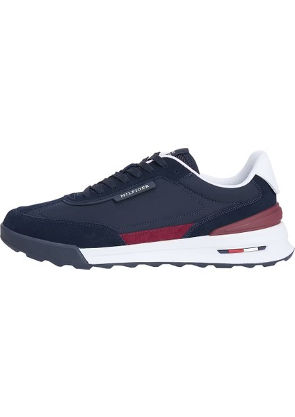 Erkek Retro Runner Nylon Mix Sneakers - Lacivert fiyatları