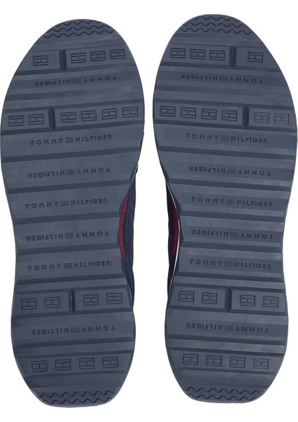 Erkek Retro Runner Nylon Mix Sneakers - Lacivert fırsatları