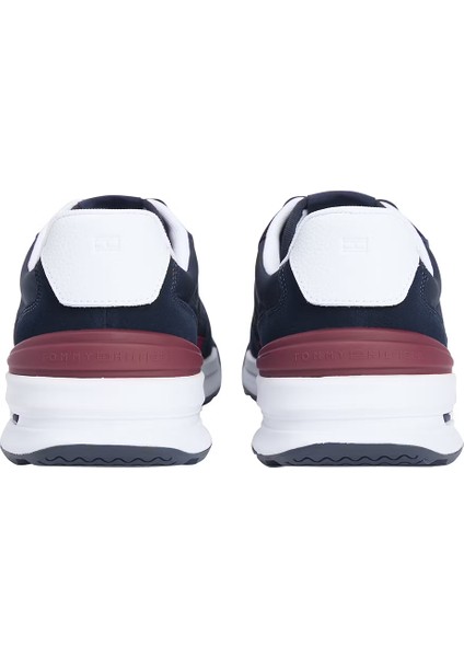 Erkek Retro Runner Nylon Mix Sneakers - Lacivert indirimleri