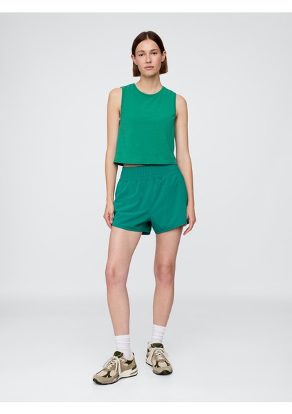 Kadın Yeşil Gapfit Breathe Crop T-Shirt fırsatları