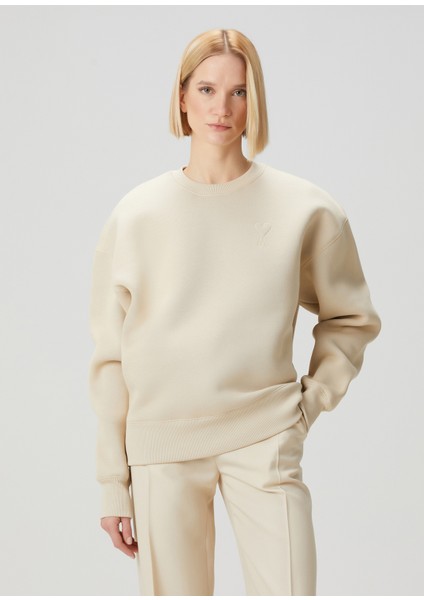 Bej Sweatshirt