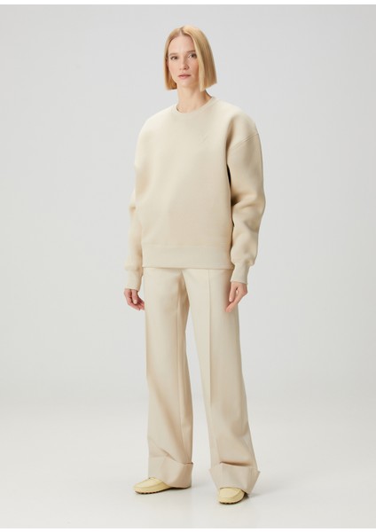 Bej Sweatshirt