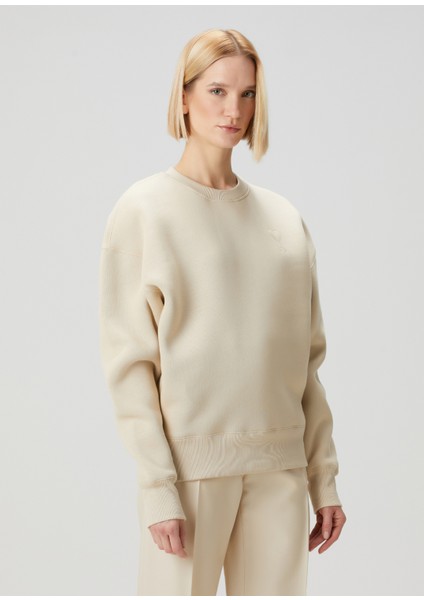 Bej Sweatshirt