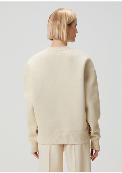 Bej Sweatshirt