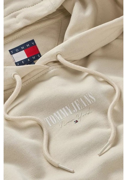 Kadın Regular Fit Kapüşonlu Logolu Sweatshirt - Açık Bej modelleri