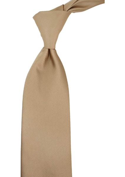 Latte Reps Dokulu Düz Mendilli Klasik Kravat KK13179