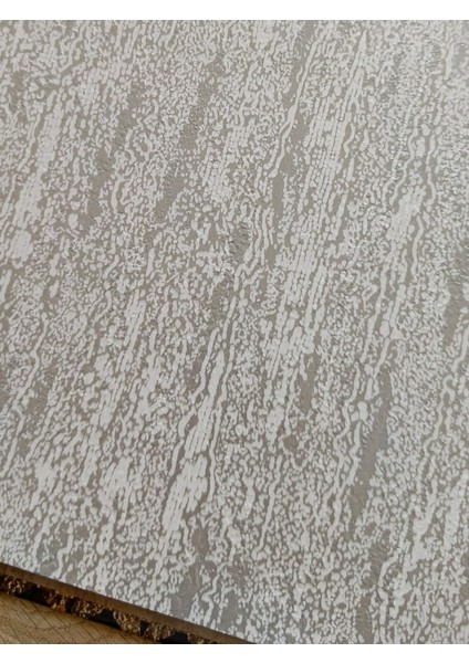 Aska (72-3) Açık Gri Dokulu Kabartmalı Kendinden Desenli Sade Duvar Kağıdı 5,3 M²