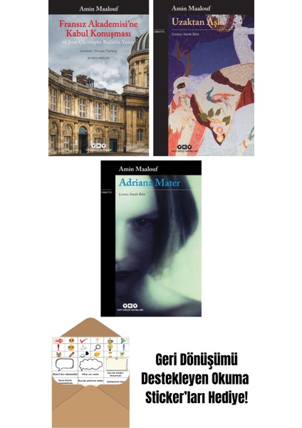 Amin Maalouf 3 Kitap Seti + Okuma Sticker'ları