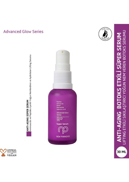Süper Serum Liftling Etkili Yoğun Nem Bombası Botoks Serumu 30 ml