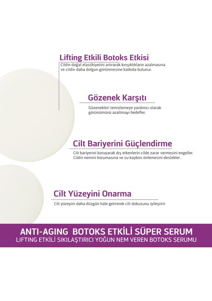 Süper Serum Liftling Etkili Yoğun Nem Bombası Botoks Serumu 30 ml