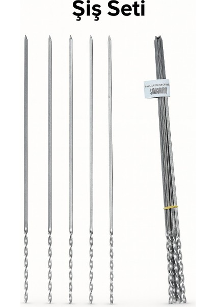 6'lı Metal Şiş fiyatları