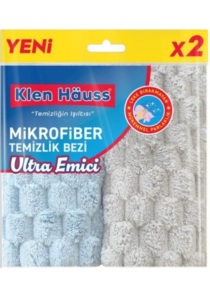 Mikrofiber Ultra Emici Bez 2'li