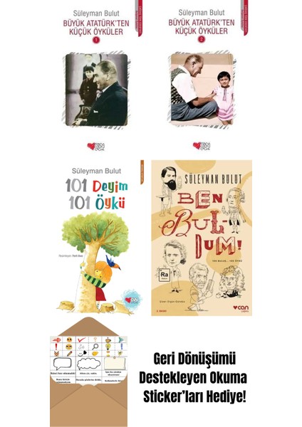 Süleyman Bulut 4 Kitap Seti + Okuma Sticker'ları