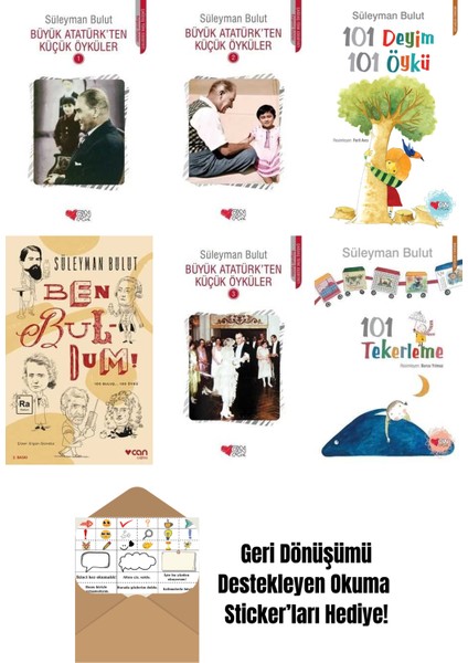 Süleyman Bulut 6 Kitap Seti + Okuma Sticker'ları