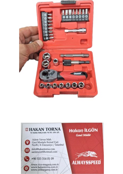 -Arm- Arm 31 Parça 1/4 Mini Lokma Takımı Seti Bits Uç Seti