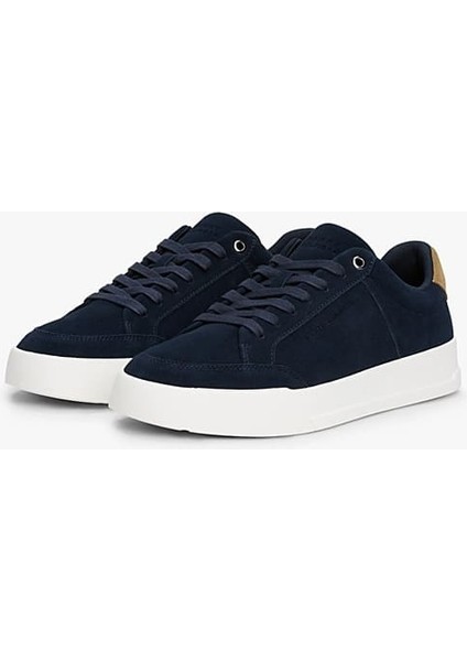 Erkek Court Summer Suede Sneaker - Lacivert
