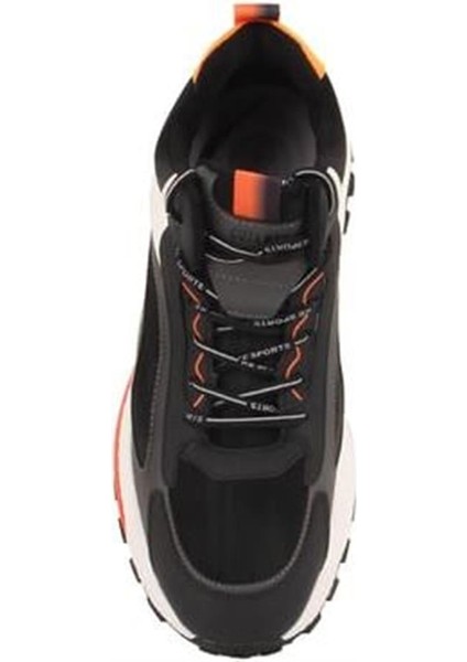 523-2 Hafif Taban Erkek Sneaker Ayakkabı-Siyah