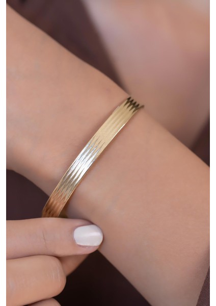 14 Ayar Altın Italyan Düz Esnek Bilezik fiyatları